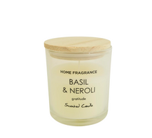 CANDLE/GLASS FRAGRANCE D8X9H BASIL/NEROLI