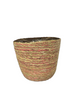BASKET SOYANA CONICAL D16.5X15H Pink/natural