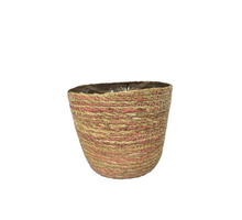 BASKET SOYANA CONISCH D13,5X12H Roze/naturel