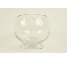 BOWLVASE/FOOT GLASS D7,5X10H TRANSPARANT