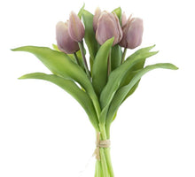 Real Touch Vermeer tulip bundle Sally X7 lavender 31cm