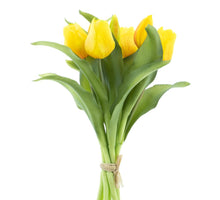 Real Touch Vermeer tulip bundle Sally X7 yellow 31cm