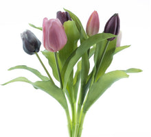 Real Touch Vermeer mixed tulip bundle Sally X7 tt mauve 31cm