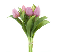 Real Touch Vermeer tulip bundle Sally X7 mauve 31cm