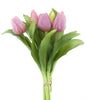Real Touch Vermeer tulip bundle Sally X7 mauve 31cm