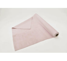 Velvet table runner 46x180cm light pink