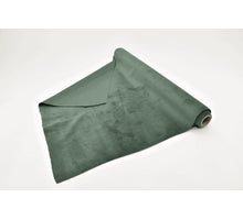 Velvet table runner 46x180cm dark green