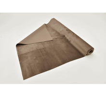 Velvet table runner 46x180cm cappuccino brown