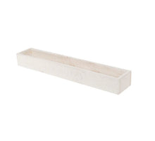 Houten tray 50x9x6cm White-wash