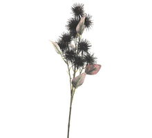 Pom pom spray purple 64cm