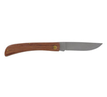 Zakmes 80 mm, RVS, hout