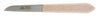 Aardappelschilmesje houten heft lang breed, Mes 90 mm, C60 staal, hout