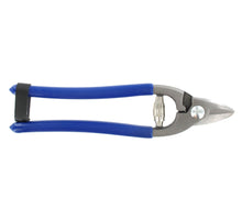 Draadschaar met leertje blauwe handvaten, 200 mm