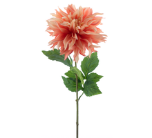 Dahlia spray Mumba peach 63cm