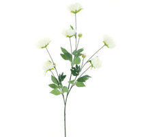 Paeony spray Sapporo white 126cm
