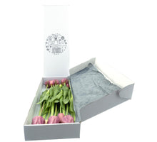 Real Touch tulip Sally purple 46cm in gift box
