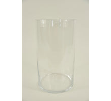 Cilinderglas ''Milan'' helder H35 D20cm dikke rand/geslepen