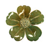 FLOWER CERAMIC D12,2 LIGHTGREEN