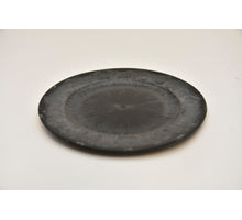 Plat bord rond Grijs 20x2cm