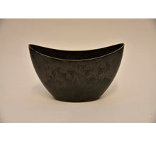 Ovale pot grijs 24x10x15cm