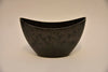 Ovale pot grijs 24x10x15cm