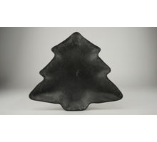 Tray kerstboom grijs 26x23x2cm
