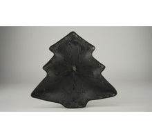 Tray kerstboom grijs 21x19x2cm