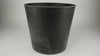 Round pot gray D27 H25cm