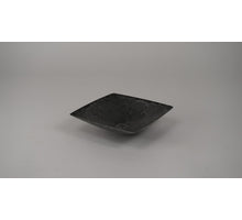 Schaal vierkant grijs oplopend klein 18x18x5cm