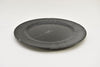 Flat plate round Gray 25x1.5cm