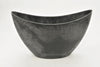 Oval pot gray 29x12x18cm