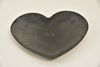 Plate Heart Flat Gray 25x22x2cm