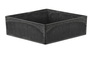 Square tray gray 20x20x6cm