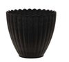 Pot kartelrand grijs D13 H11,5cm