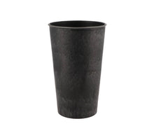 Vaas hoog grijs D22 H40cm
