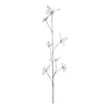 Spray met vlinders 105cm wit