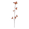 Spray met vlinders 105cm oranje