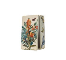 Opbergdoosje keramiek met jungle print 17,5x10x6cm