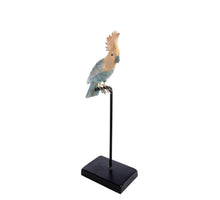 POLYRESIN PARROT ON BASE 45X13X13 CM