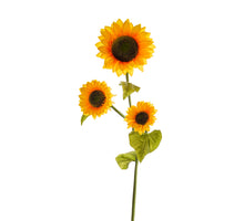 SUNFLOWER STEM X 3 H 120 CM ø 25 CM