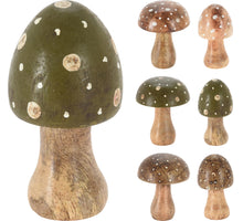 PADDESTOEL HANGDECO HOUT D7 H10CM 6 ASSORTIE