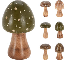 PADDESTOEL HANGDECO HOUT D9 H15CM 6 ASSORTIE