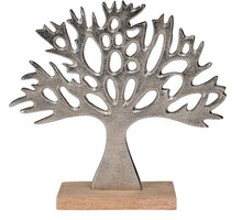 LEVENSBOOM NIKKEL 27x25x6CM ALUMINIUM+MANGOHOUT