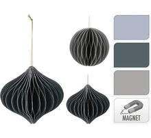 HANGDECORATIE PAPIER 7CM 6ASS