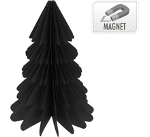 KERSTBOOM PAPIER 23CM ZWART