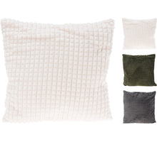 KUSSEN POLYESTER FLANNEL 45X45CM 4 ASSORTIE KLEUR