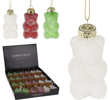 GLAS HANGDECO BEERTJE D3,5 H7CM 3 ASSORTIE KLEUR