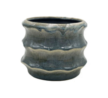 Pot ceramic 'Yves' D14.8x12H green