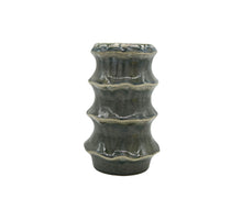 vase ceramic 'Yves' D13x20.2H green