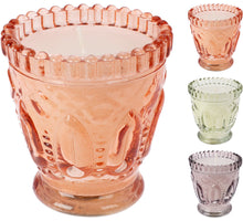 GEURKAARS IN OMA GLAS D7 H7,5CM 3 ASSORTIE KLEUR
